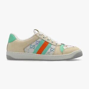 Gucci Screener Crystal GG Sneakers Size 40.5